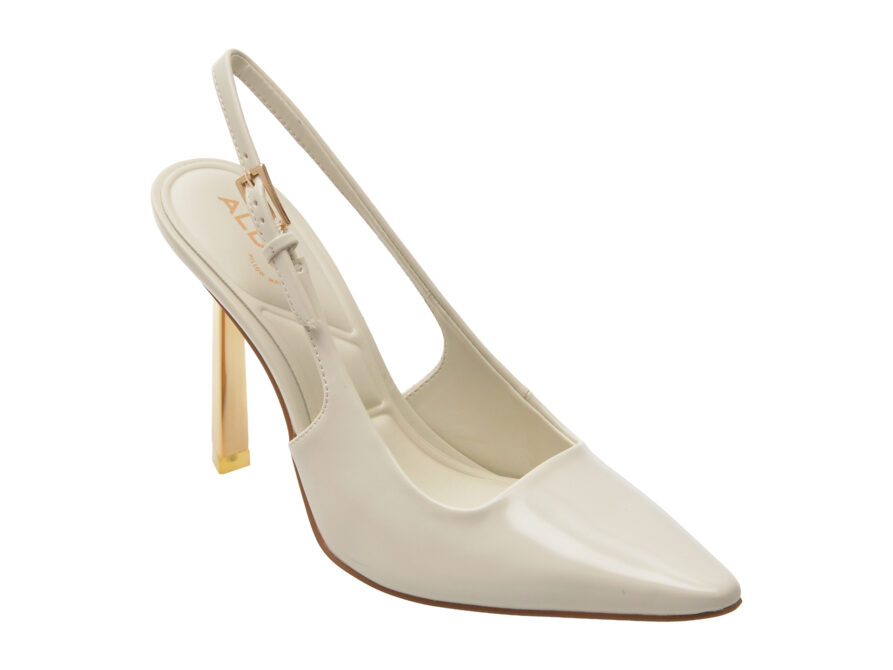 Pantofi eleganti ALDO albi, MARYSA 121, din piele ecologica