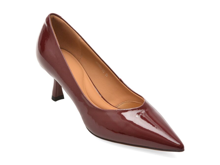 Acasa 28 Pantofi eleganti EPICA visinii, D05555, din piele naturala lacuita