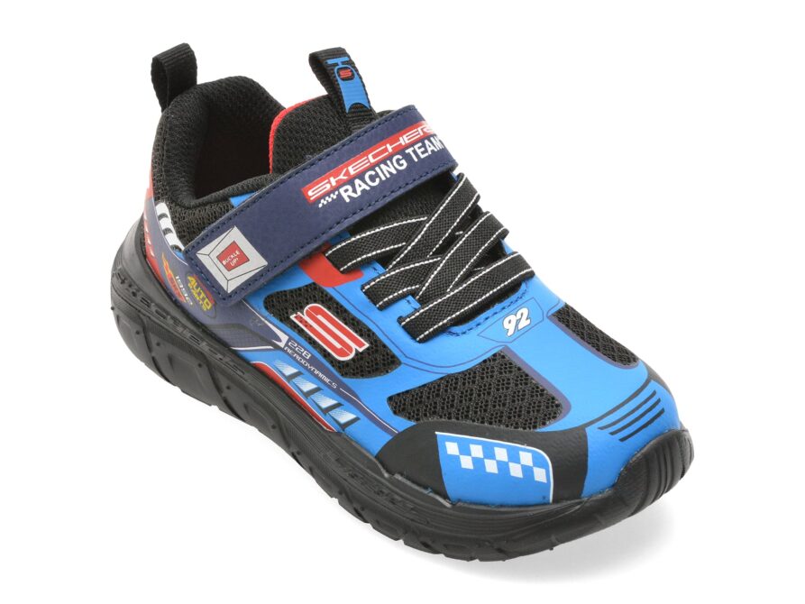Acasa 4 Pantofi sport SKECHERS albastri, SKECH TRACKS, din material textil