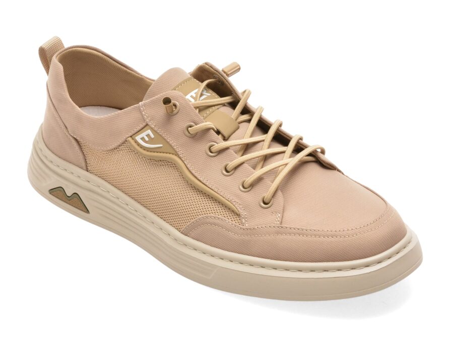 Acasa 14 Pantofi sport OTTER bej, T9329, din material textil