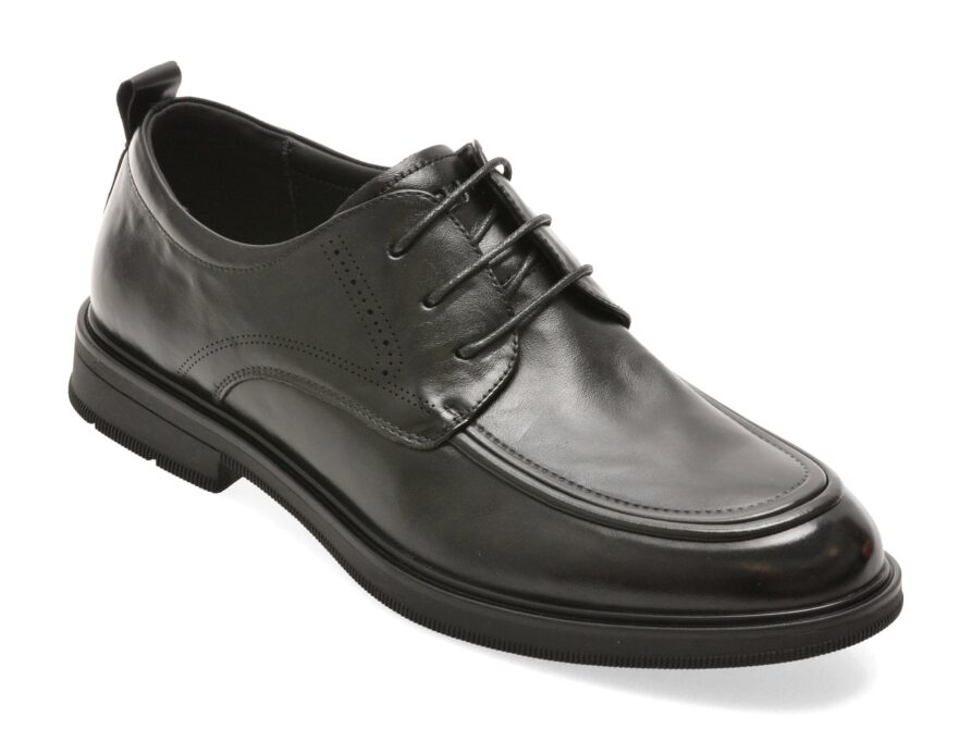 Pantofi eleganti EPICA negri, AH01, din piele naturala